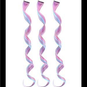 Easiest clip ins ever!!! 22 inch Cotton Candy Spirals!!!